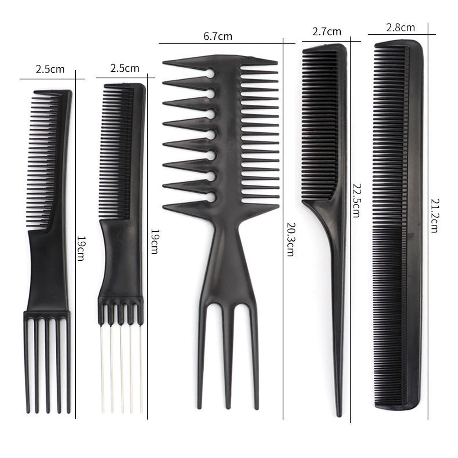 メンズ用 静電気防止コーム 10本セット ヘアケア スタイリング 櫛 美髪