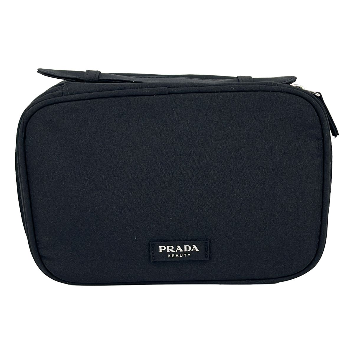 y*i様 PRADA ブラック ナイロン ポーチ（ノベルティ） 美品】 PRADA / プラダ | ノベルティ コスメ ポーチ | ブラック - メルカリ