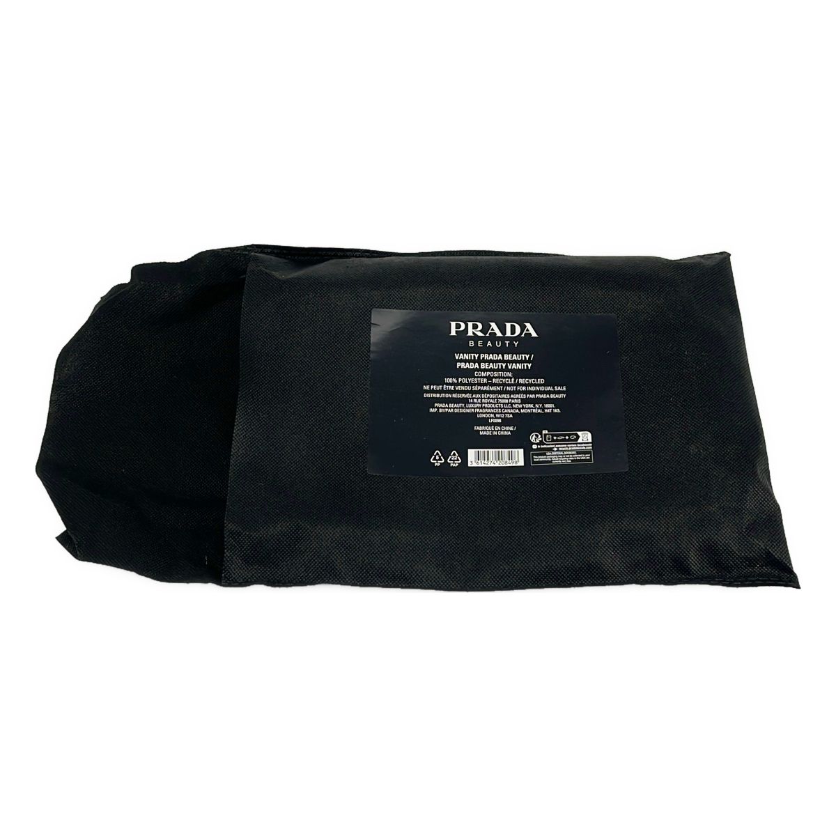 美品】 PRADA / プラダ | ノベルティ コスメ ポーチ | ブラック - メルカリ