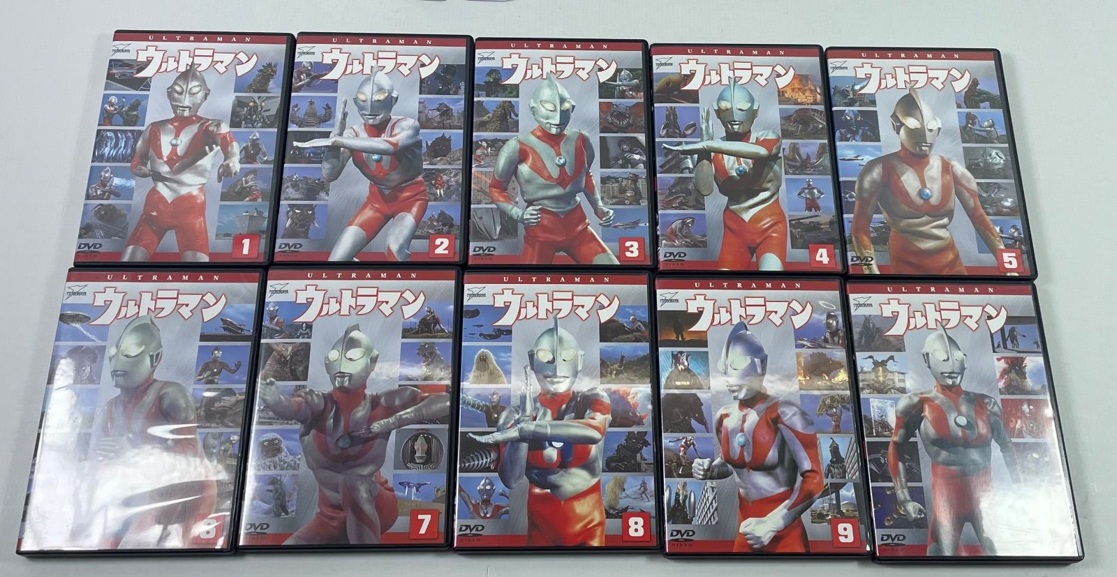 A3360・ウルトラマン 1-10 DVD 10巻セット ウルトラ1800