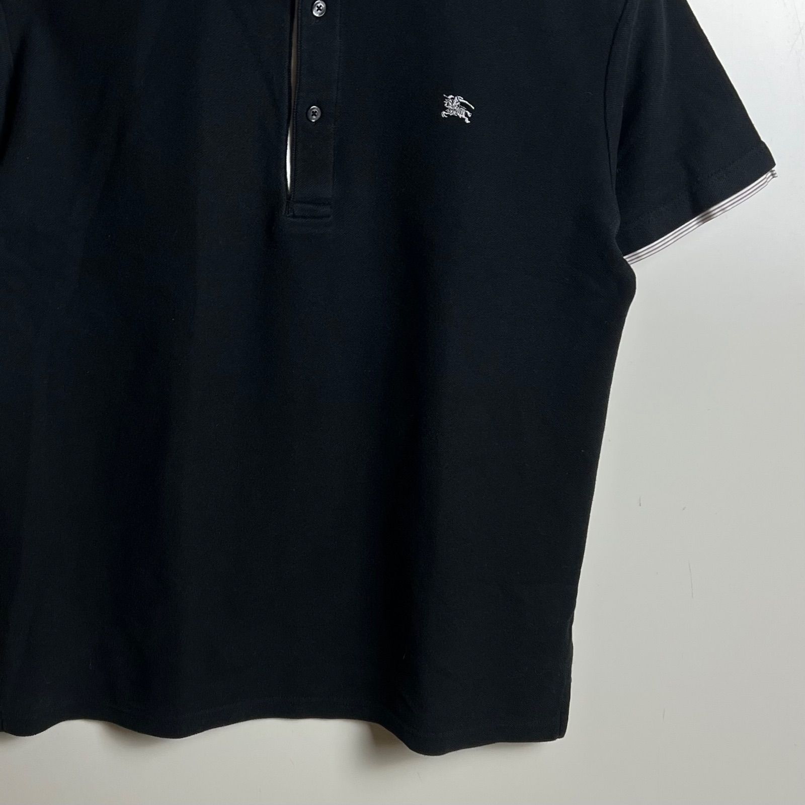 BURBERRY BLACK LABEL 00s y2k archive BLK polo shirts 3 L Burberry 