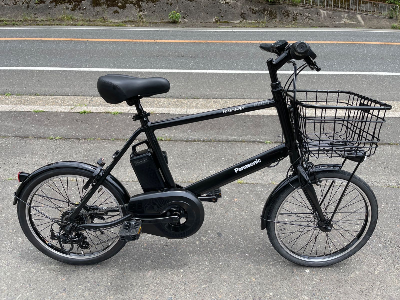 368 Panasonic 電動アシスト自転車 20インチ 8AH 整備済 0387【動作確認済】送料無料 Panasonic 電動アシスト自転車 VELO-STAR