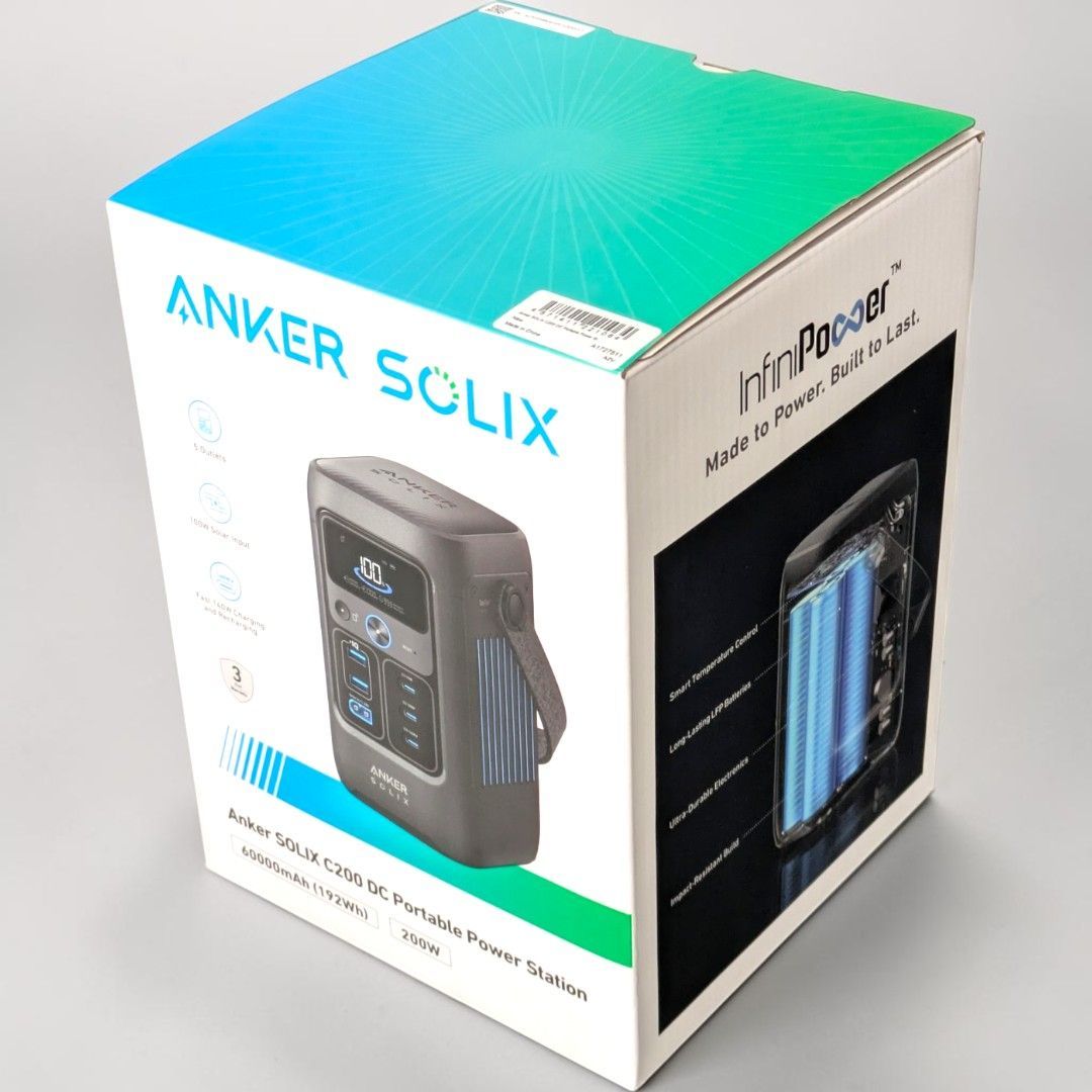 Anker Solix C200 ポータブル電源(192Wh) 未使用保管品 - メルカリ