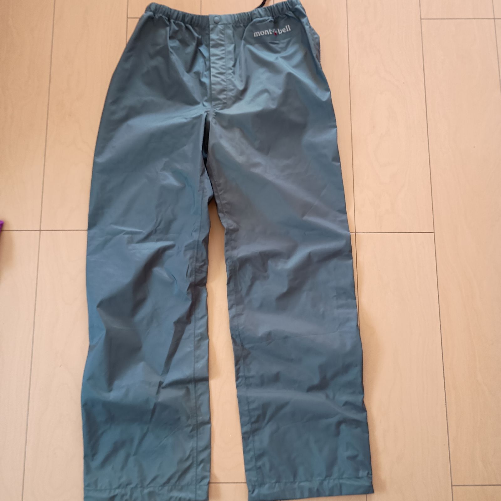 モンベル　レインダンサーパンツ　M　レディース　2376　montbell mont-bell　レインウェアー　GORE-TEX ゴアテックス　レインパンツ　グレー