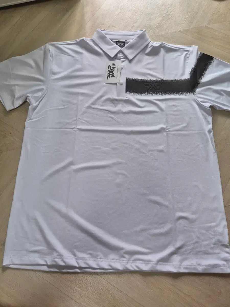 PXG ゴルフウェア 白 半袖 カラーTシャツ