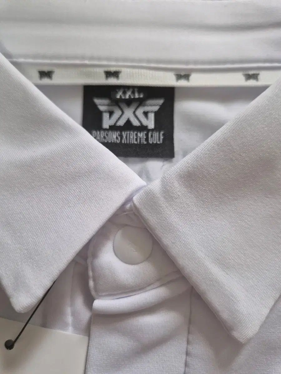 PXG ゴルフウェア 白 半袖 カラーTシャツ PXG 白 ゴルフ レア 95-新発売の