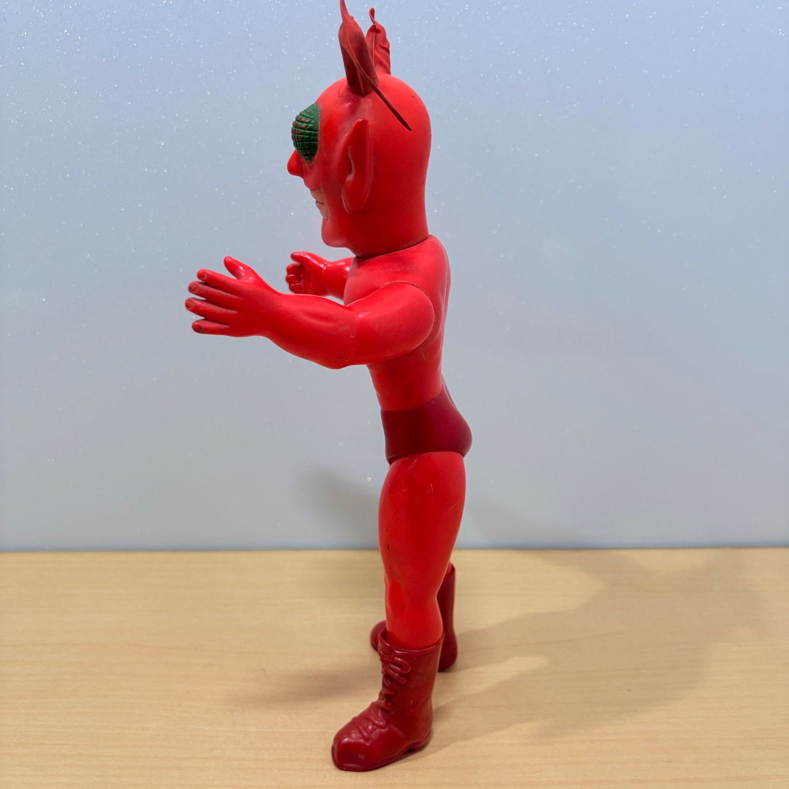 当時物・希少】中嶋製作所 タイガーマスク レッドデスマスク ソフビ