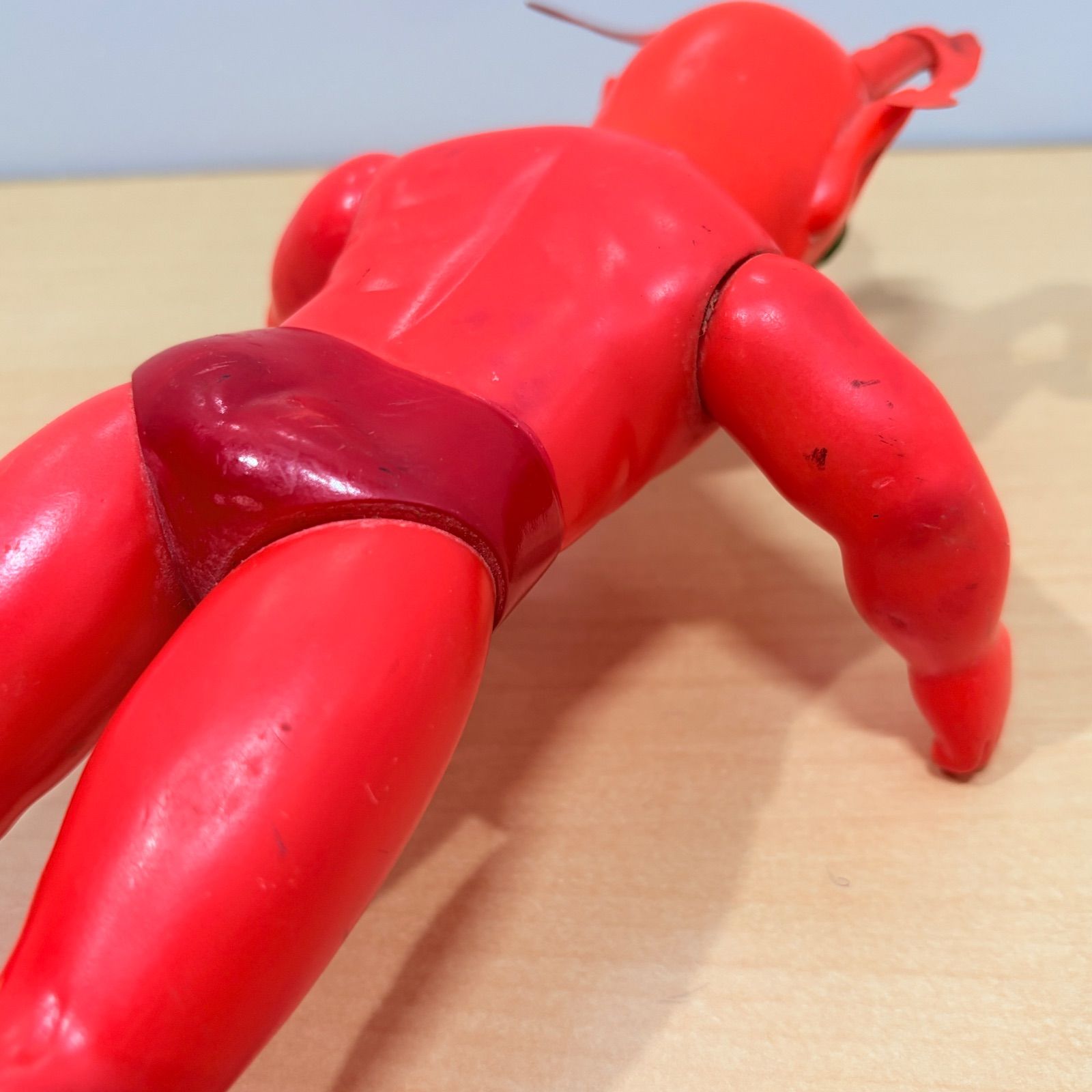当時物・希少】中嶋製作所 タイガーマスク レッドデスマスク ソフビ