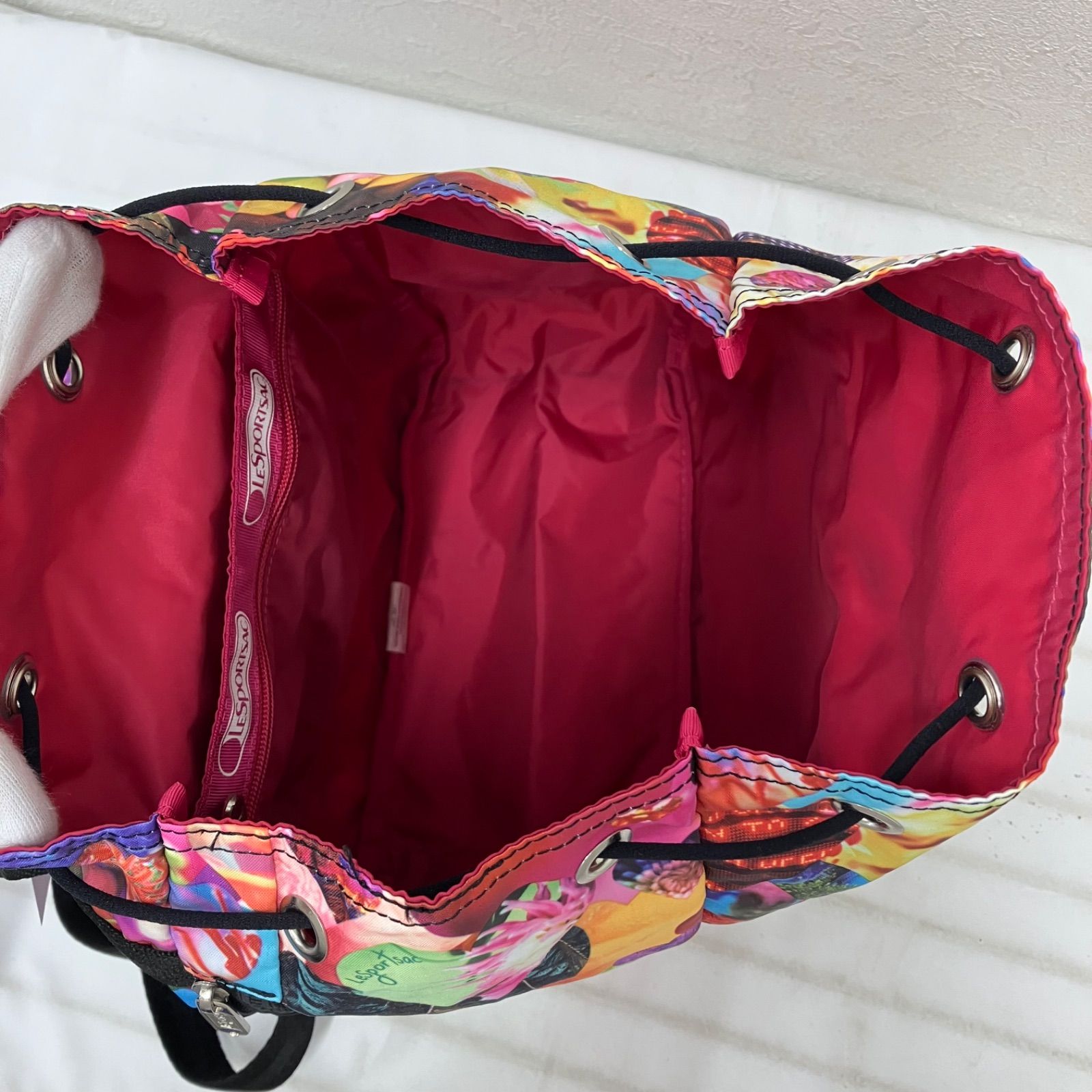 4296 LeSportsac レスポートサック 蜷川実花 コラボ リュックサック