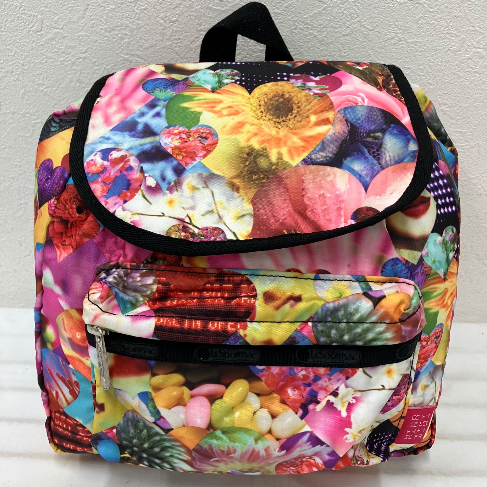 希少　LeSportsac ×蜷川実花　NINADIGI　リュック　バックパック 4296 LeSportsac レスポートサック 蜷川実花 コラボ リュックサック
