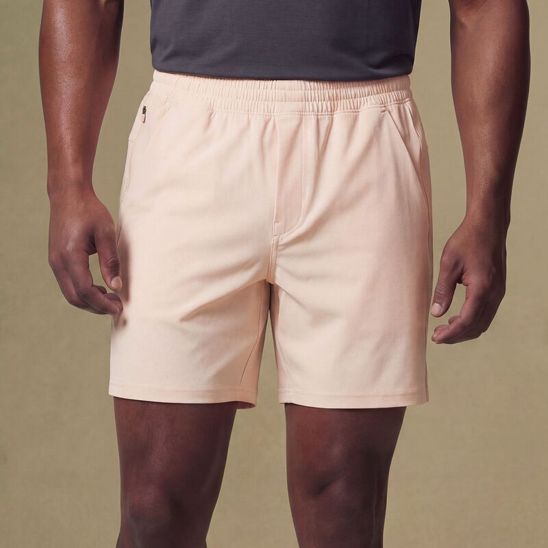 ヴァースト メンズ 水着 ハーフパンツ・ショーツ VRST Mens 7 AllIn Lined Short Peach Swirl ピーチ