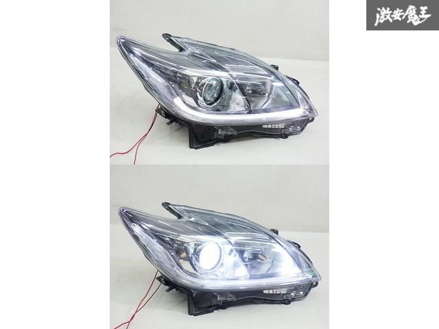 点灯OK！】TOYOTA トヨタ 純正 ZVW30 30 プリウス 後期 HID ヘッド