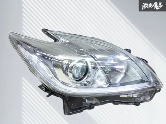 点灯OK！】TOYOTA トヨタ 純正 ZVW30 30 プリウス 後期 HID ヘッド