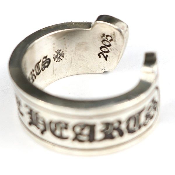 CHROME HEARTS 新宿店 クロムハーツ ラージ スクロールラベル リング
