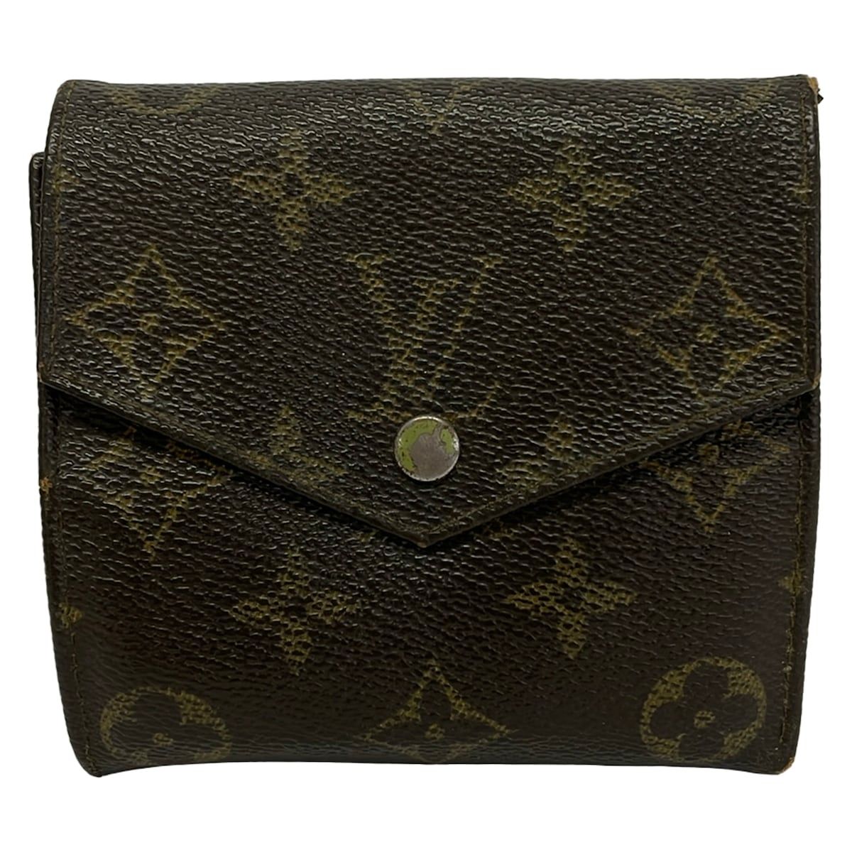 LOUIS VUITTON(ルイヴィトン) Wホック財布 モノグラム ポルトモネビエ