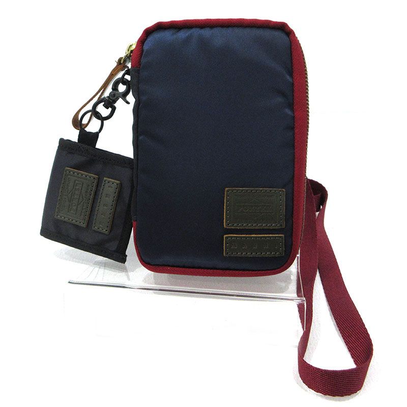 【三重本店】 中古 PORTER | ポーター ショルダーバッグ MARNIコラボ ウォレットポーチ ネイビー 【121】