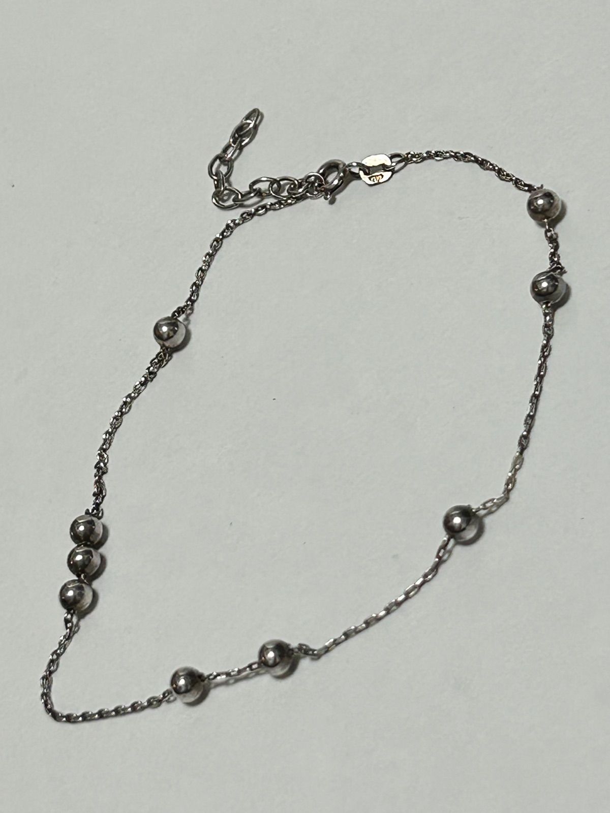 SSシーズンタイムリー90年代SILVER925刻印レディースアンクレット美品