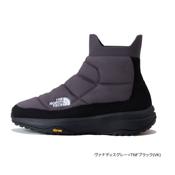 在庫処分／売切御免／ザ・ノース・フェイス シェルター ニット ミッド ウォーターレペレント（ユニセックス） NF52243 VKヴァナディスグレー×TNFブラック 9 27.0cm