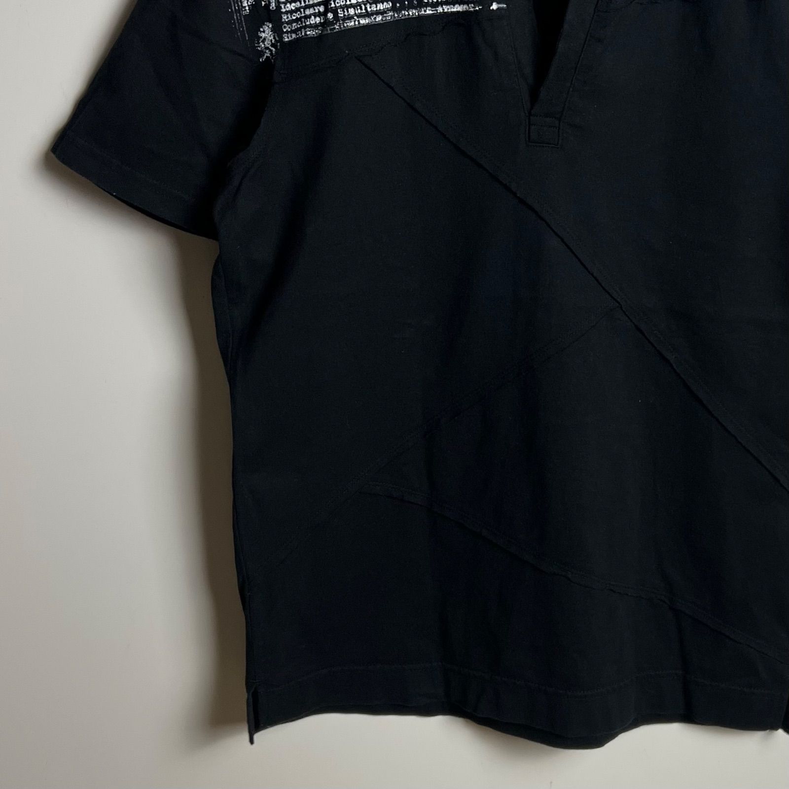 NICOLE CLUB FOR MEN y2k archive cutting polo shirts 46 M ニコル