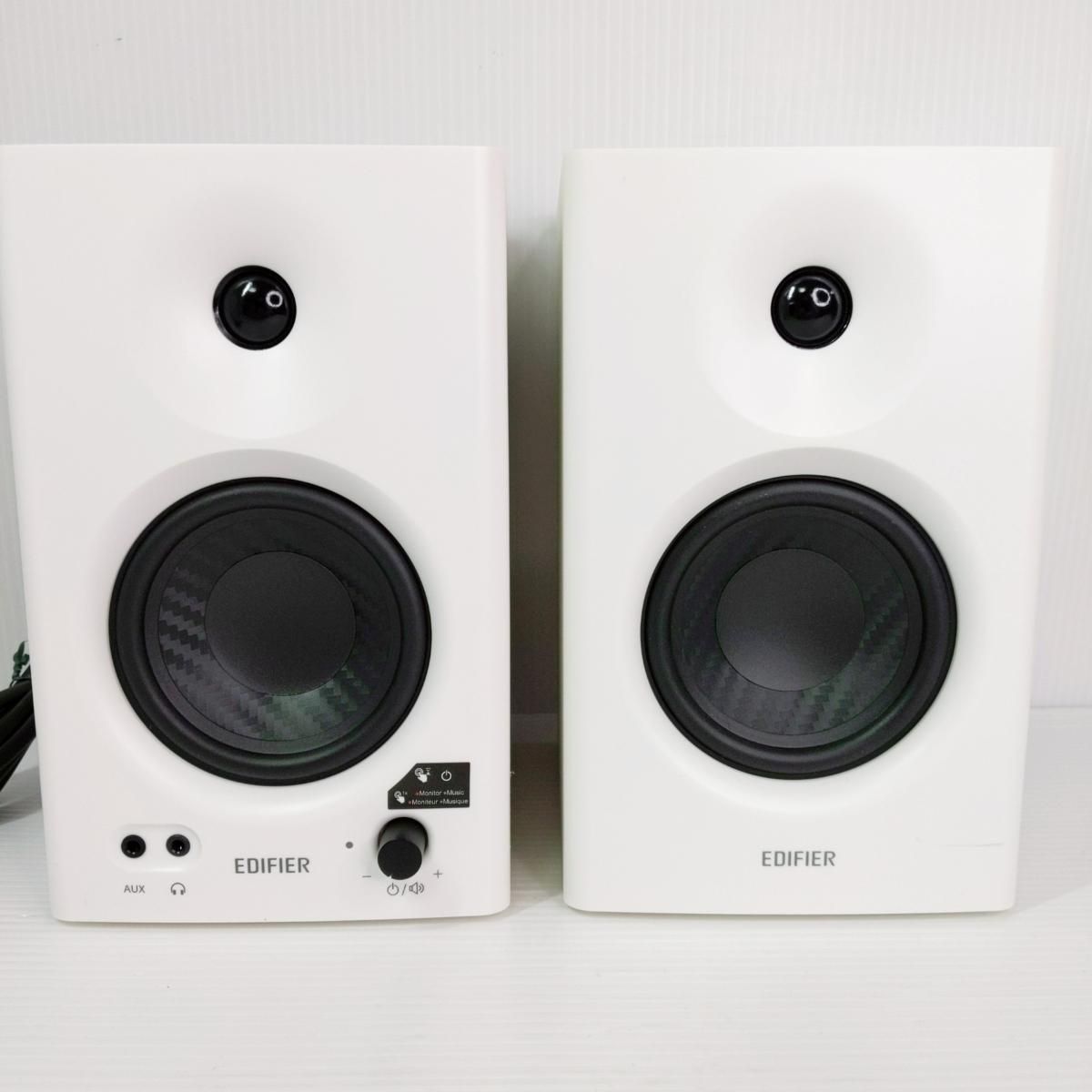 中古品】エディファイア EDIFIER モニタースピーカー MR4 ホワイト 〇