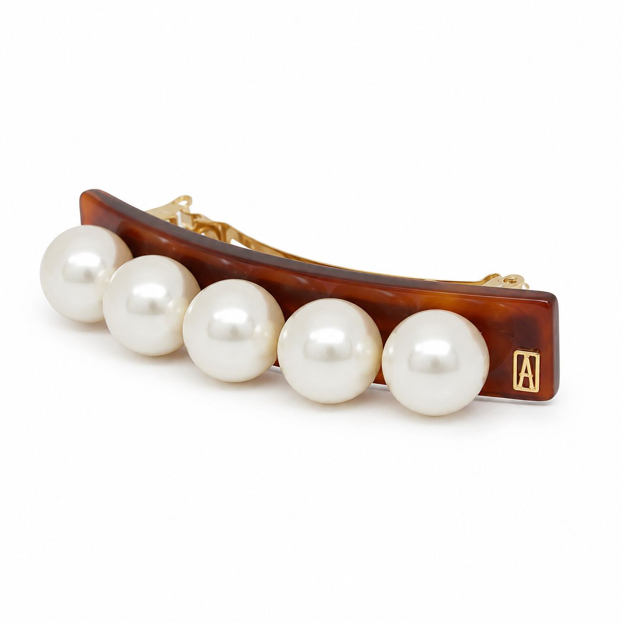 【ギフト対応可】アレクサンドルドゥパリ ALEXANDRE DE PARIS バレッタ TIMELESS BARRETTE AUTO 6CM PERLEE クリップ ヘアアクセサリー 髪飾り レディース おしゃれ 人気 ブランド 誕生日 プレゼント 送料無料