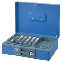 キャッシュボックス CB-8400 ブルー【カール事務器】