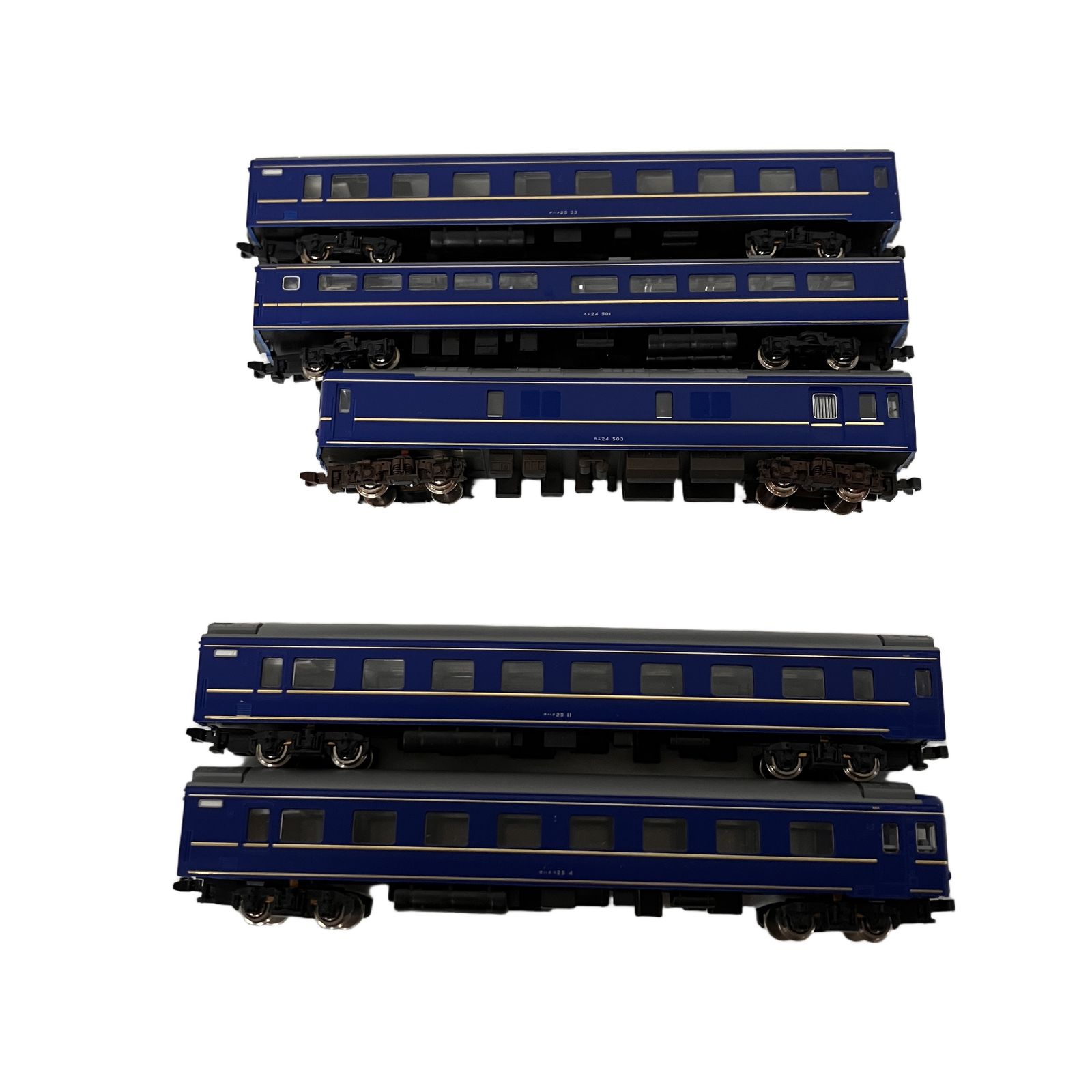 KATO 10-163 JR北海道 24系25形金帯 北斗星 7両 + 増結用車両4両 計11