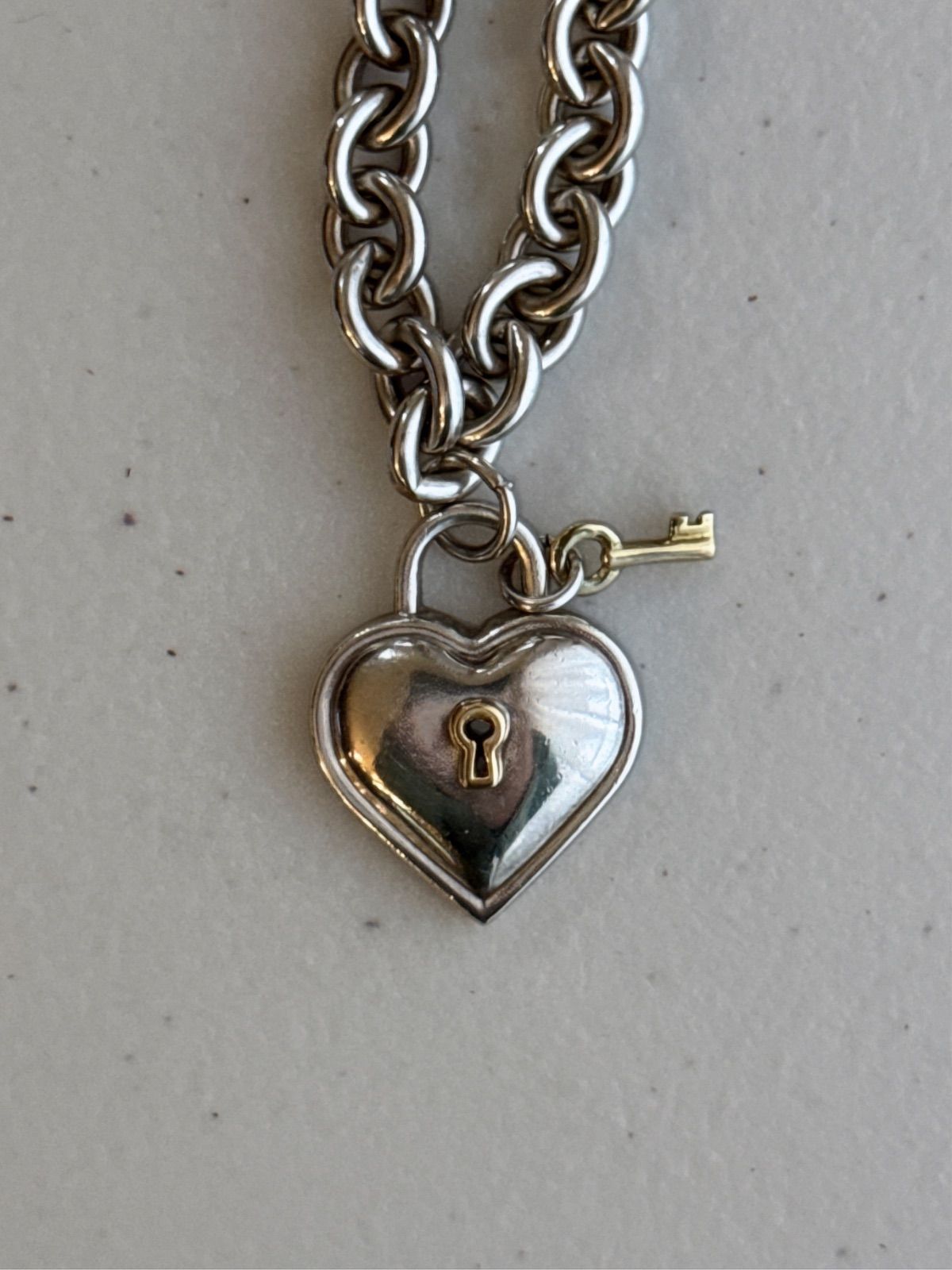 TIFFANY&Co. ティファニー ハートロック ネックレス SV925 - メルカリ
