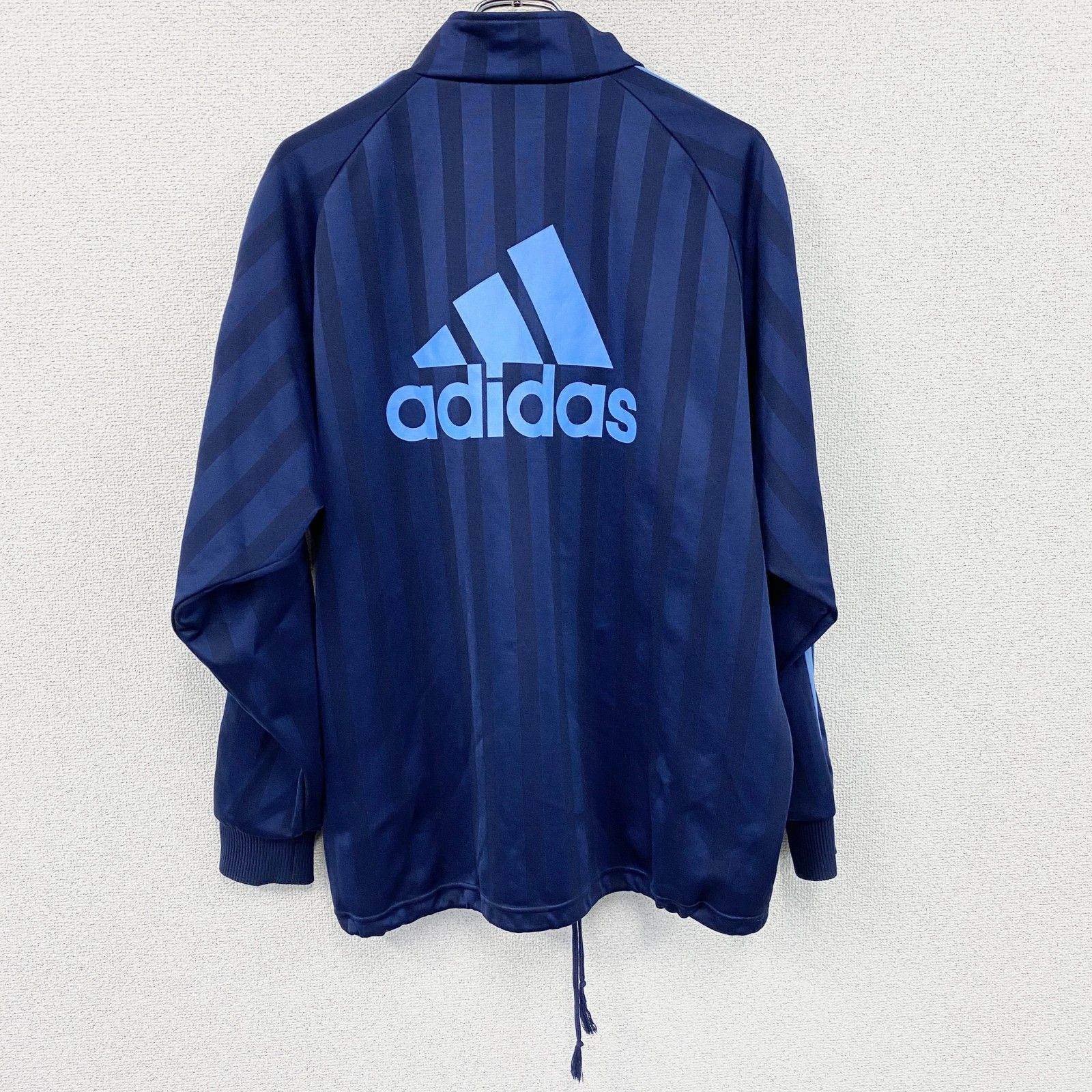 adidas アディダス トラックジャケット/ジャージ 紺 ネイビー Oサイズ 