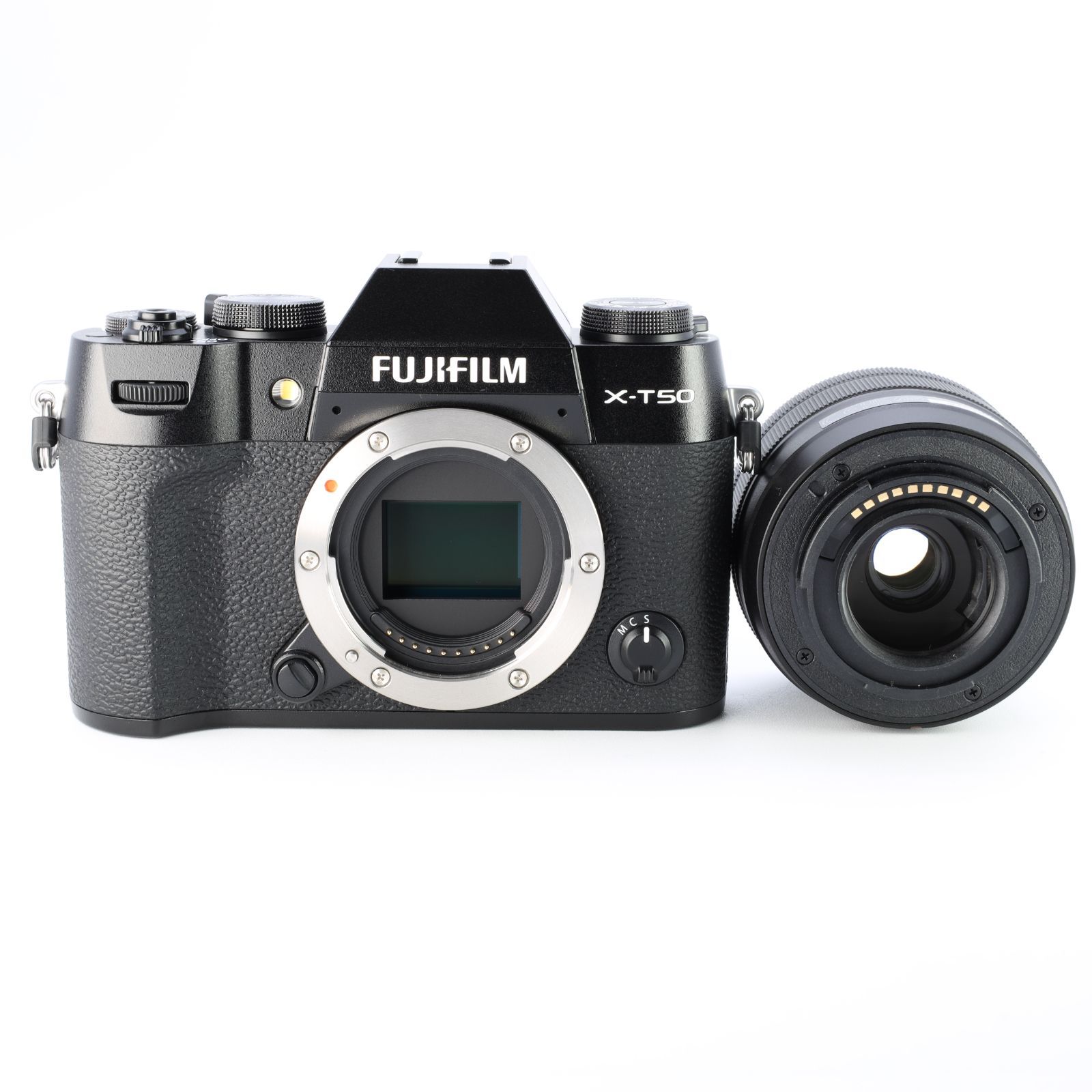 FUJIFILM X-T50 XC15-45mmレンズキット ミラーレス一眼カメラ ブラック 
