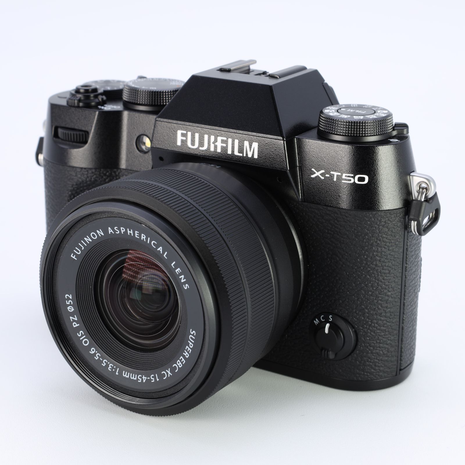 FUJIFILM X-T50 XC15-45mmレンズキット ミラーレス一眼カメラ ブラック 