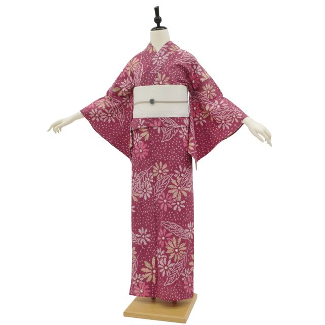 新古品】 有松 浴衣 本場有松鳴海絞り 夏物 未使用 ゆかた 絞り 木綿