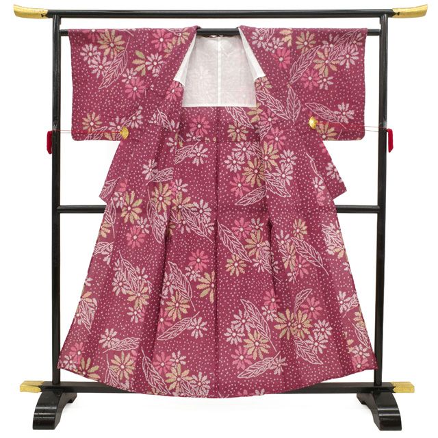 新古品】 有松 浴衣 本場有松鳴海絞り 夏物 未使用 ゆかた 絞り 木綿