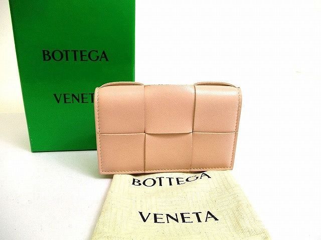 ボッテガヴェネタ BOTTEGA VENETA イントレチャート カセット レザー 名刺入れ ビジネスカードケース カード入れ メンズ レディース 【未使用保管品】