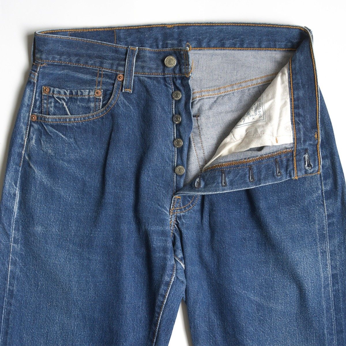 Levi's 501xx 32-36 555 バレンシア bigE 米国産 バレンシア製】 LEVI'S 【 501XX ビッグE デニムパンツ 】32×36