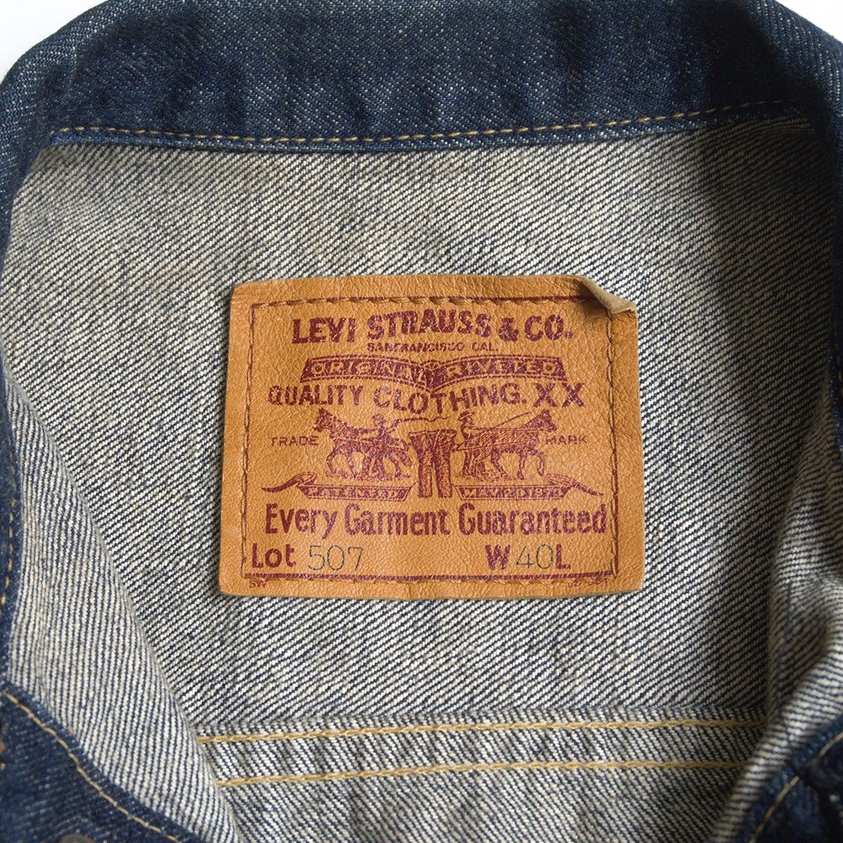 美品/濃紺】 LEVI'S 【 507XX ビッグE デニムジャケット 】40 日本製