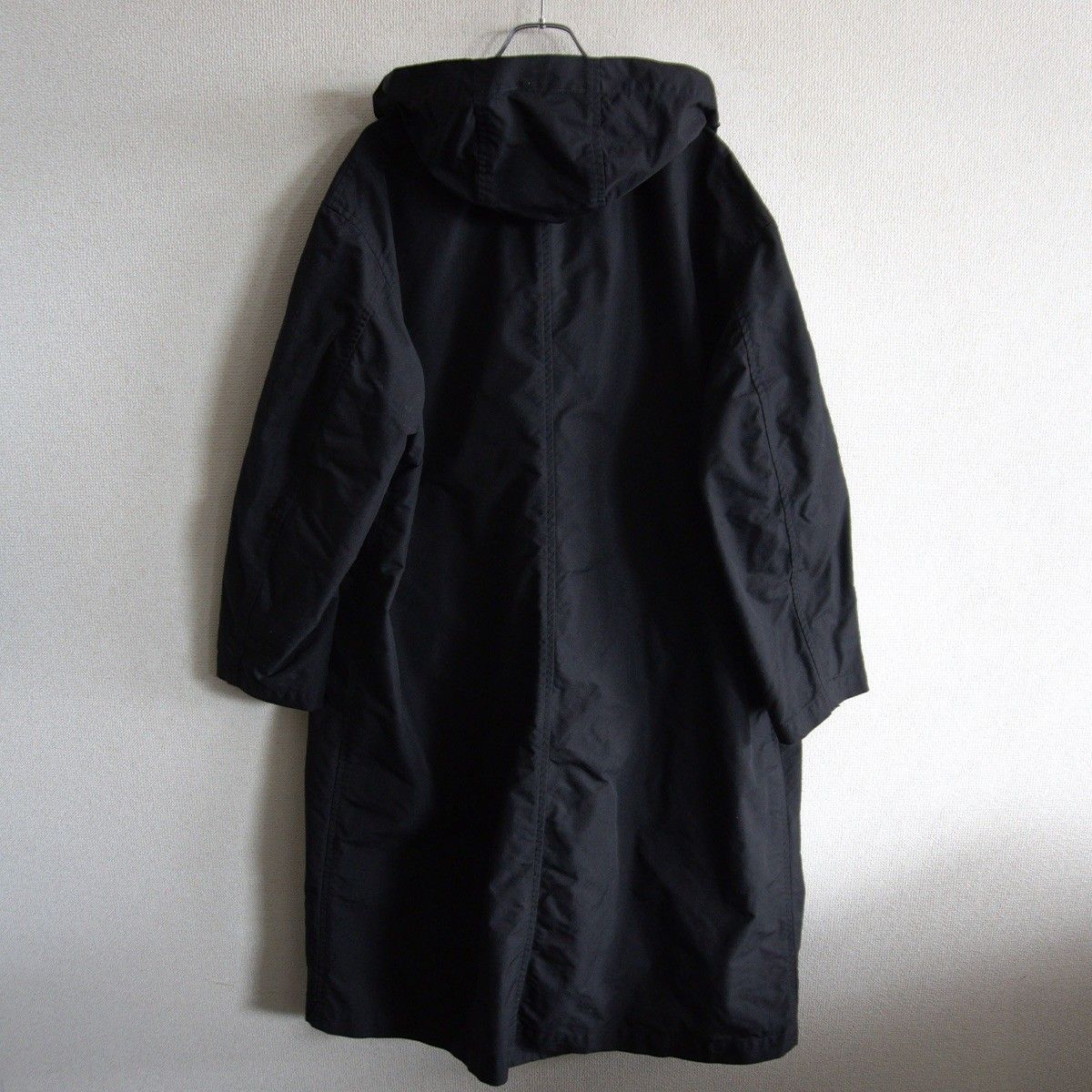 90s/アーカイブ】Y's for men【フーデット ロング コート】M ブラック