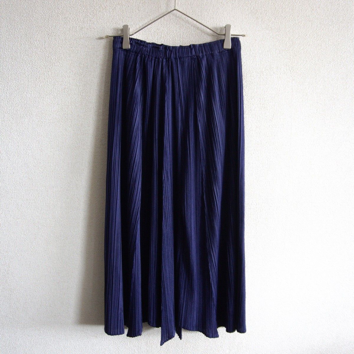 PLEATS PLEASE　スカート　花　パープル　３ 美品】 PLEATS PLEASE【プリーツ スカート】2 パープル プリーツ