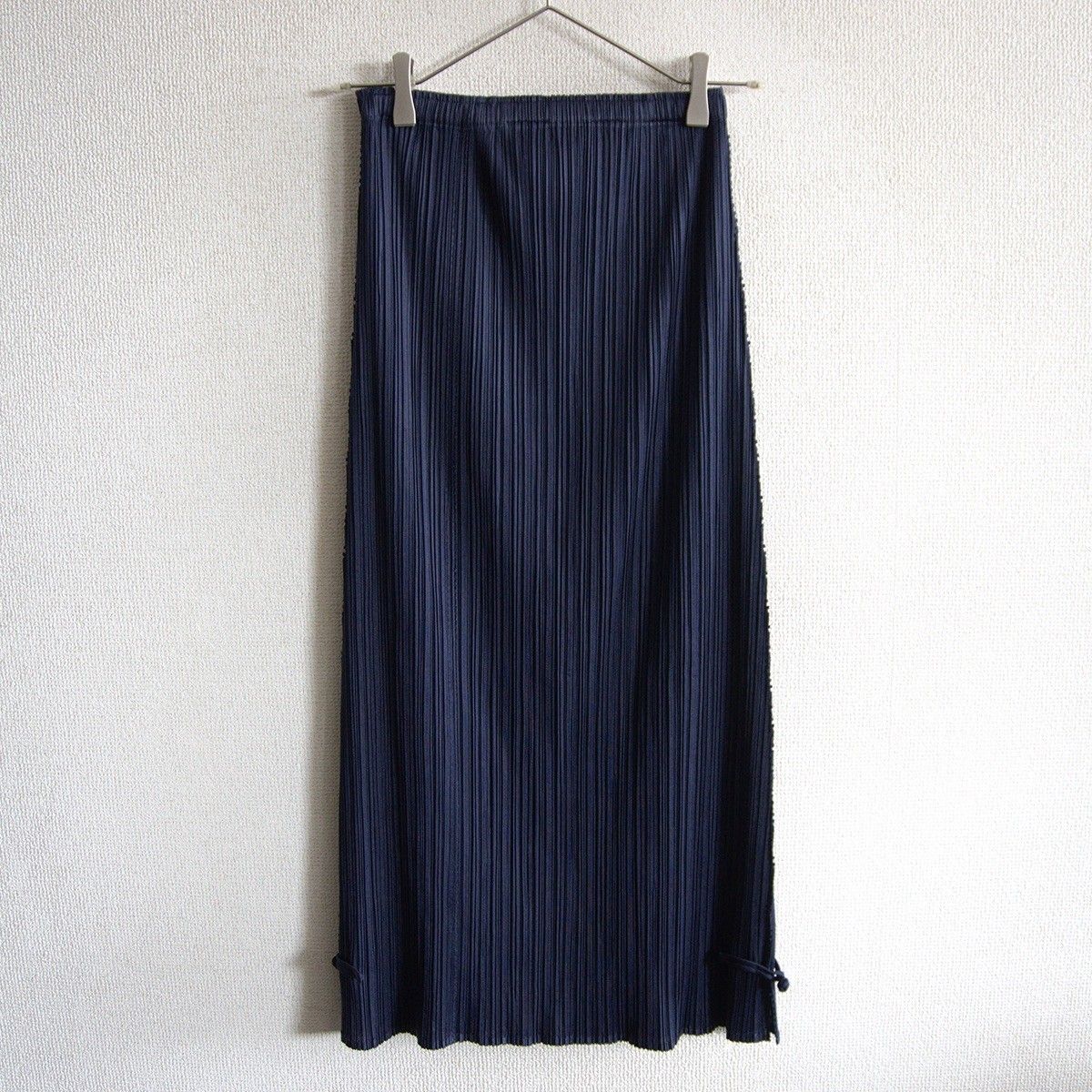 美品】 PLEATS PLEASE【プリーツ スカート】ネイビー プリーツプリーズ