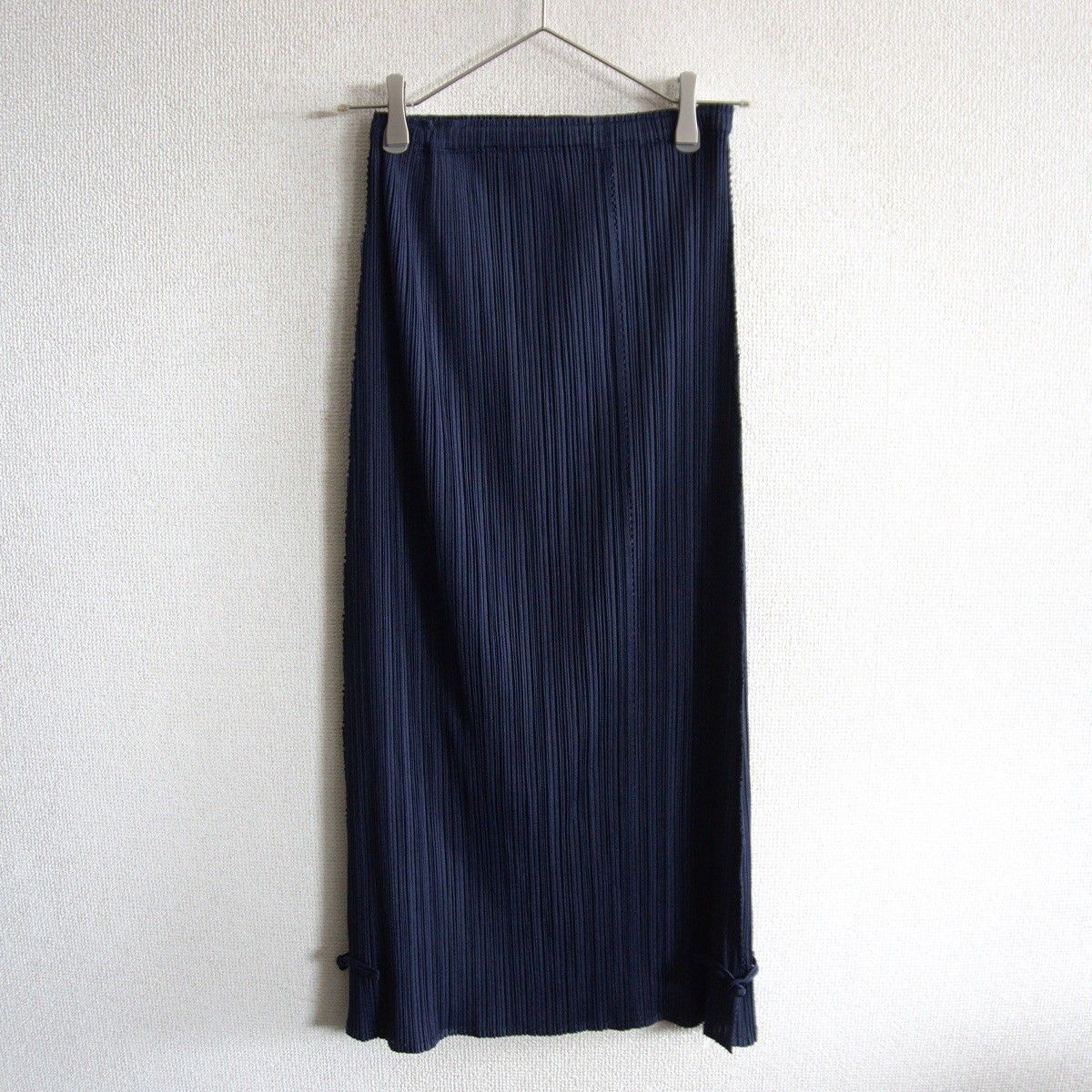 美品】 PLEATS PLEASE【プリーツ スカート】ネイビー プリーツプリーズ