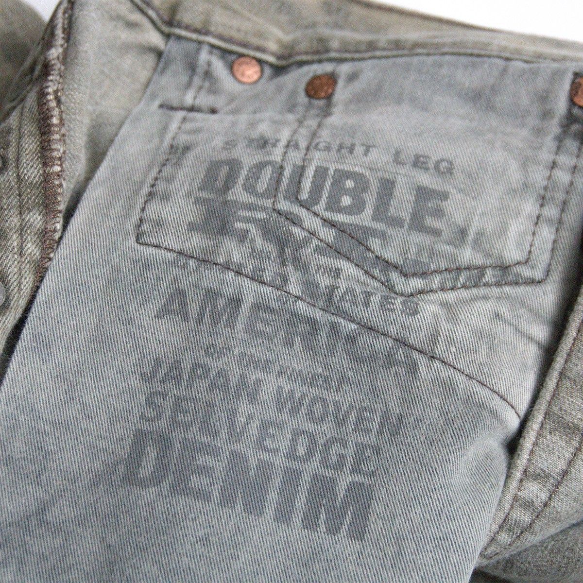 美品】RRL【OLIVE WASH STRAIGHT-LEG JEANS】【アメリカ製】32×30