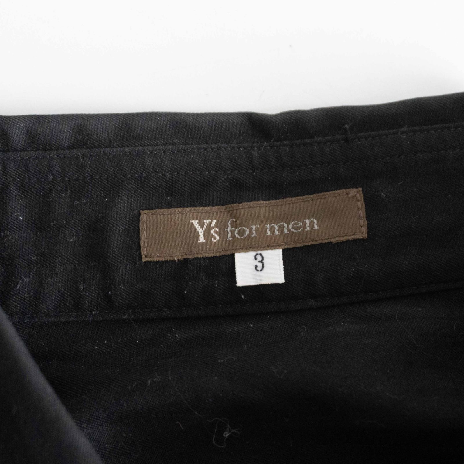 美品】Y's for men【オーバーサイズ シャツ 】3 ブラック YOHJI