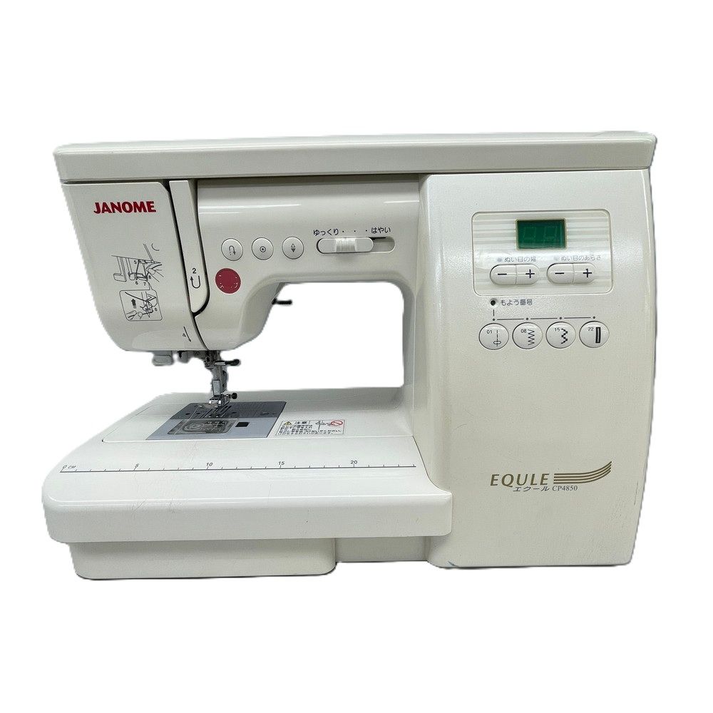 JANOME ジャノメ コンピューターミシン エクール EQULE CP485 MODEL843