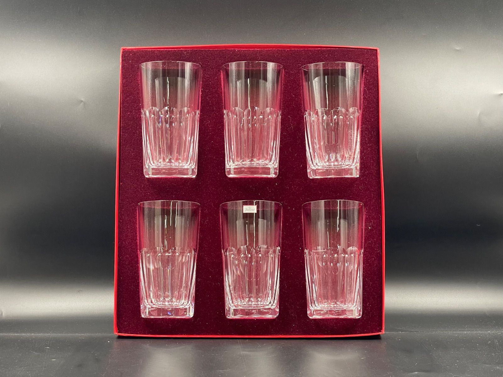 H-06005 Baccarat バカラ ハイボールグラス 6客 箱付き 美品