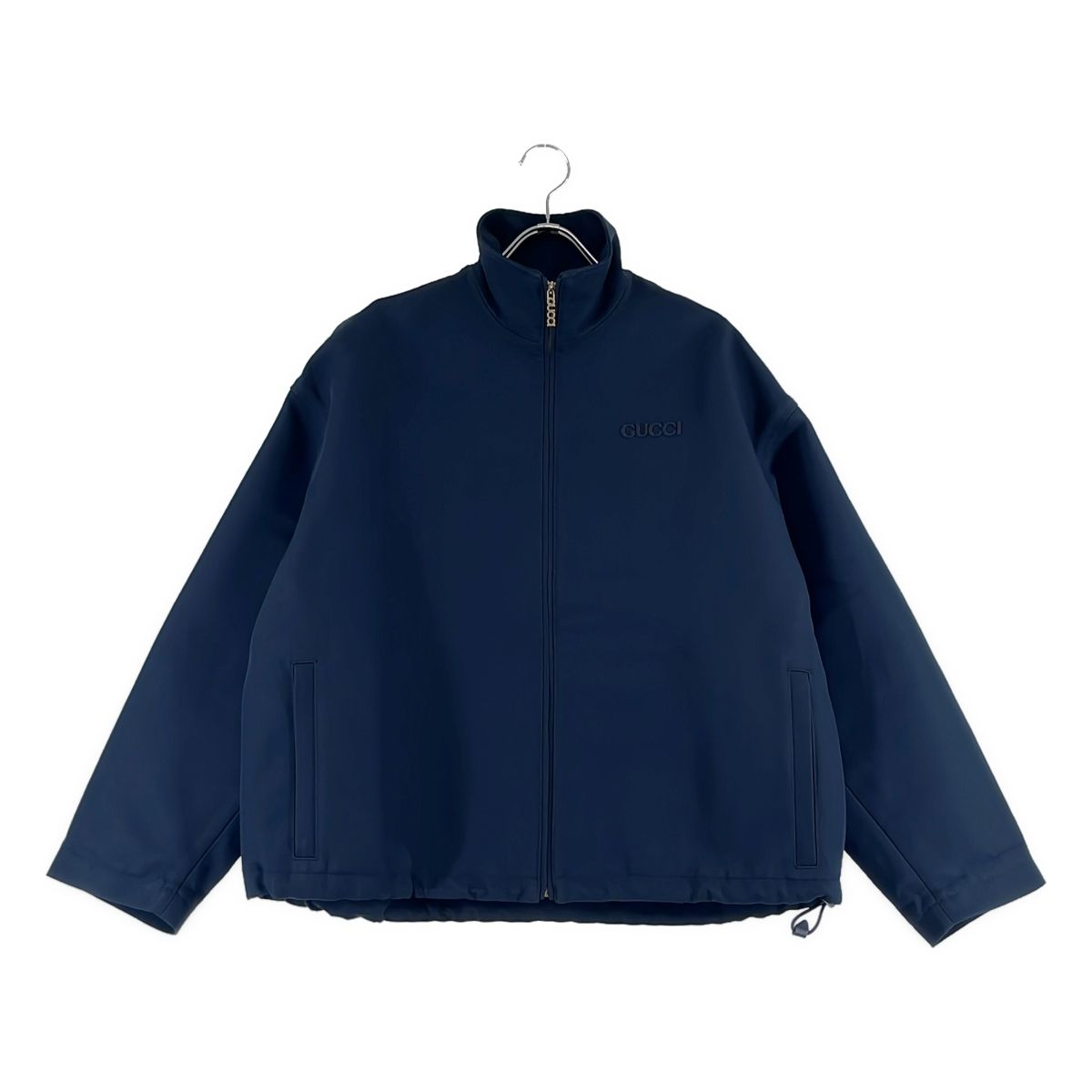 GUCCI　ジャケット　ネイビー　サイズ40　ak605 美品】 GUCCI / グッチ | ギャバジン ロゴ ジップアップジャケット