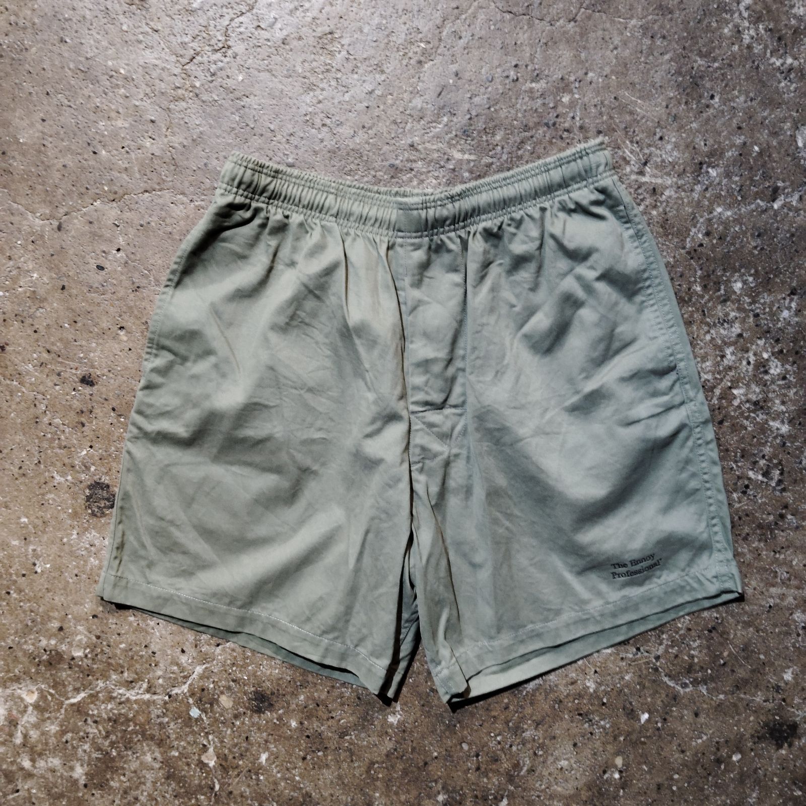 ENNOY 22ss Cotton Easy Short Pant Khaki S エンノイ 2022ss コットン