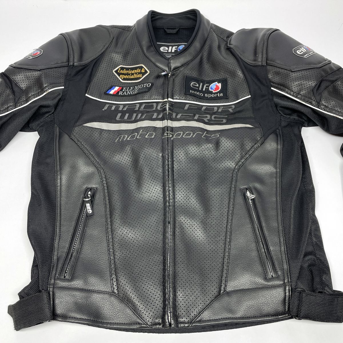 elf エルフ ライダースジャケット バイクジャケット アウター LLサイズ