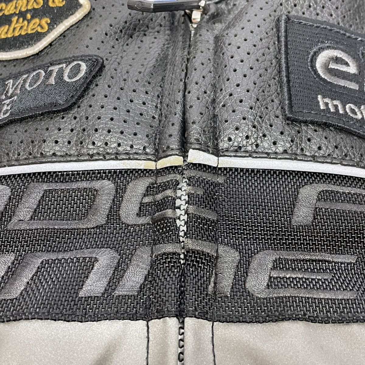 elf エルフ ライダースジャケット バイクジャケット アウター LLサイズ 