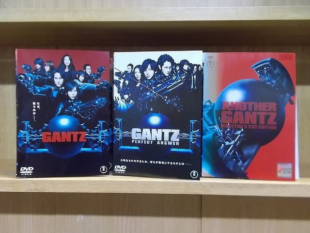 DVD GANTZ ガンツ + PERFECT ANSWER + ANOTHER GANTZ 全3巻 レンタル