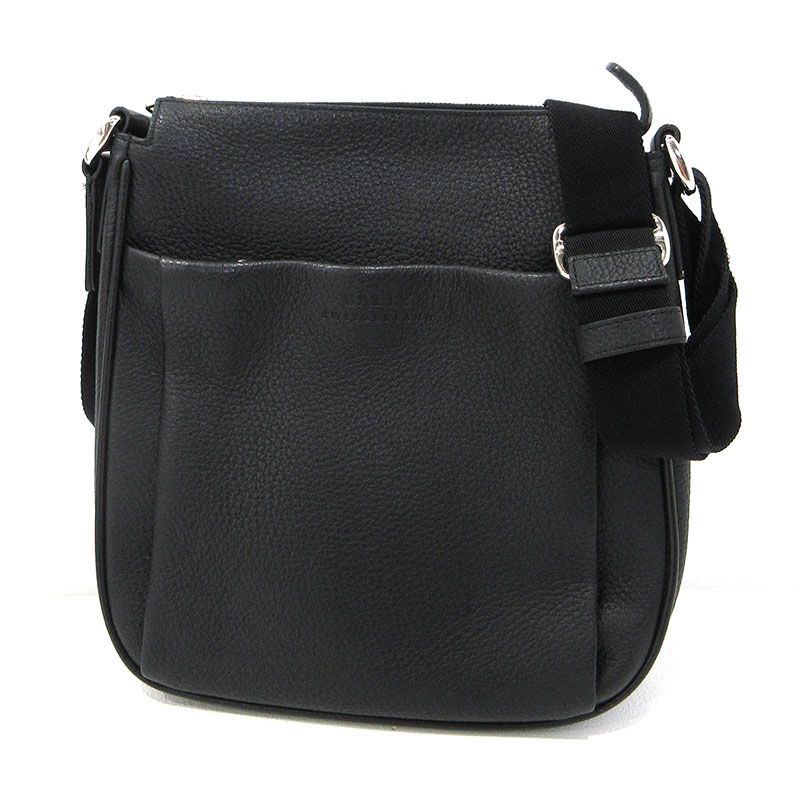 【三重本店】 中古 BALLY | バリー ショルダーバッグ MUSTON SM ブラック 【121】